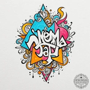 Tattoo sketch a simple "mom" or "dad" with a... - эскиз тату (№1752771471_0, 17.07.2025 16:57) — tattoo-photo.ru