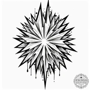 Tattoo design a subtle cracked glass effect w... - эскиз тату (№1752772860_0, 17.07.2025 17:21) — tattoo-photo.ru