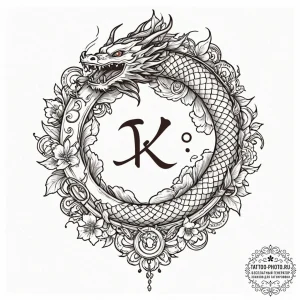 135. tattoo sketch: "klad" rune surrounded by... - эскиз тату (№1752777552_0, 17.07.2025 18:39) — tattoo-photo.ru