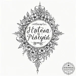 Tattoo design a small, personal quote in very... - эскиз тату (№1752780165_0, 17.07.2025 19:22) — tattoo-photo.ru