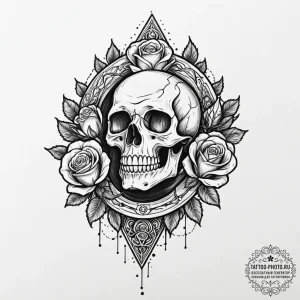 Tattoo sketch a powerful, silent guardian fig... - эскиз тату (№1752783230_0, 17.07.2025 20:13) — tattoo-photo.ru