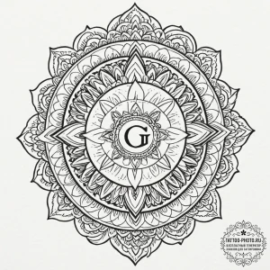 Tattoo design a stylized "gg wp" good game we... - эскиз тату (№1752783390_0, 17.07.2025 20:16) — tattoo-photo.ru