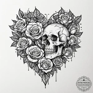 Tattoo sketch: a collection of small, delicat… — эскиз тату (№1752786975_0, 17.07.2025 21:16) — tattoo-photo.ru