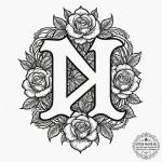 99. tattoo design: a minimalist «bereginya» r… — эскиз тату (№1752787772_0, 17.07.2025 21:29) — tattoo-photo.ru