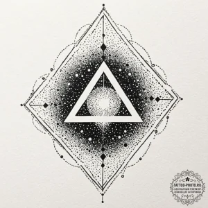 13 (number), concept art for tattoo, dotwork... - эскиз тату (№1752789771_0, 17.07.2025 22:02) — tattoo-photo.ru