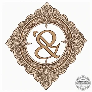 Strength (symbol), concept art for tattoo, se... - эскиз тату (№1752791050_0, 17.07.2025 22:24) — tattoo-photo.ru
