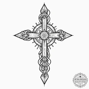 Tattoo sketch a magical warding symbol glowin... - эскиз тату (№1752791209_0, 17.07.2025 22:26) — tattoo-photo.ru