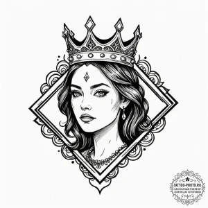 Tattoo design a stylized "player" symbol with... - эскиз тату (№1752791449_0, 17.07.2025 22:30) — tattoo-photo.ru