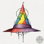 A neo-traditional tattoo of the sorting hat.,… — эскиз тату (№1752797105_0, 18.07.2025 00:05) — tattoo-photo.ru