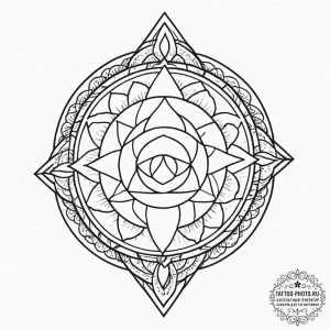105. tattoo sketch: "opora" rune with subtle... - эскиз тату (№1752837297_0, 18.07.2025 11:14) — tattoo-photo.ru