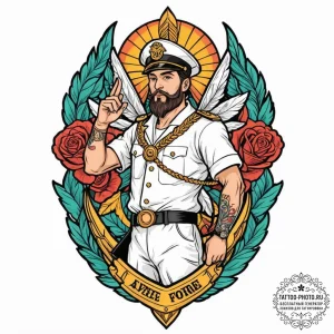 George the victorious, tattoo line art, on a... - эскиз тату (№1752844444_0, 18.07.2025 13:14) — tattoo-photo.ru