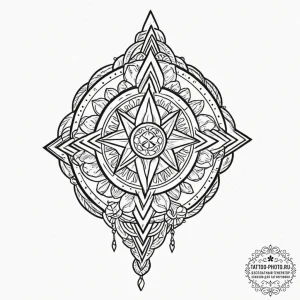 Amulet, tattoo flash sheet design, minimalist... - эскиз тату (№1752855830_0, 18.07.2025 16:23) — tattoo-photo.ru