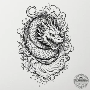 A graphic novel sketch of the monster from ba... - эскиз тату (№1752856597_0, 18.07.2025 16:36) — tattoo-photo.ru