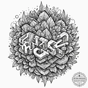Tattoo design a texture of hardened concrete... - эскиз тату (№1752857445_0, 18.07.2025 16:50) — tattoo-photo.ru