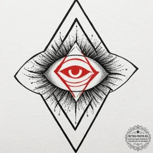 Tattoo sketch a subtle symbol of intuition or... - эскиз тату (№1752860793_0, 18.07.2025 17:46) — tattoo-photo.ru