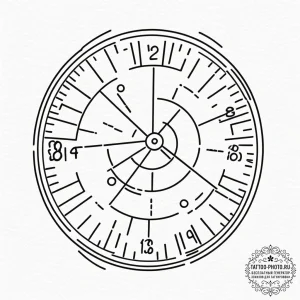 A graphic tattoo of the "88 mph" speed displa... - эскиз тату (№1752869324_0, 18.07.2025 20:08) — tattoo-photo.ru