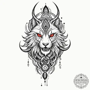 Tattoo design a family's unique "spirit anima... - эскиз тату (№1752871703_0, 18.07.2025 20:48) — tattoo-photo.ru
