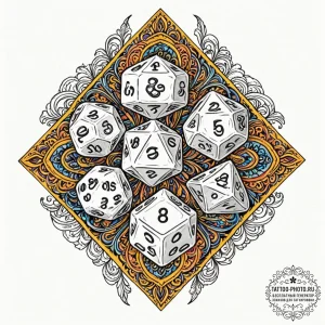 Tattoo sketch a minimalist d6 dice linework.,... - эскиз тату (№1752872981_0, 18.07.2025 21:09) — tattoo-photo.ru