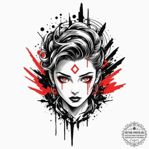 Tattoo sketch a minimalist representation of... - эскиз тату (№1752885619_0, 19.07.2025 00:40) — tattoo-photo.ru