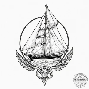 Tattoo sketch a subtle fabric fold or drape e... - эскиз тату (№1752886378_0, 19.07.2025 00:52) — tattoo-photo.ru