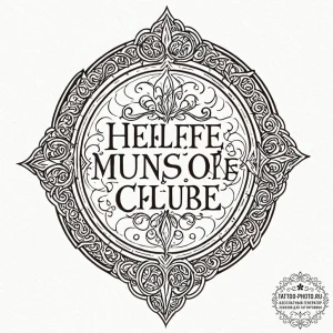 A linework tattoo of eddie munson's "hellfire... - эскиз тату (№1752888452_0, 19.07.2025 01:27) — tattoo-photo.ru