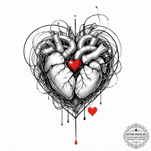 Tattoo sketch a minimalist joystick with an a... - эскиз тату (№1752891691_0, 19.07.2025 02:21) — tattoo-photo.ru