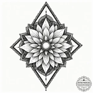 Tattoo design a single, powerful brushstroke,... - эскиз тату (№1752896679_0, 19.07.2025 03:44) — tattoo-photo.ru