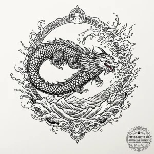 135. a graphic novel style tattoo of korben d... - эскиз тату (№1752898170_0, 19.07.2025 04:09) — tattoo-photo.ru