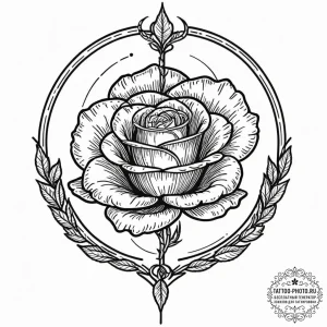 Tattoo sketch libra's scales balanced by a si... - эскиз тату (№1752899163_0, 19.07.2025 04:26) — tattoo-photo.ru