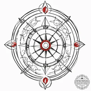 Tattoo design a zodiac symbol with a subtle g... - эскиз тату (№1752899412_0, 19.07.2025 04:30) — tattoo-photo.ru