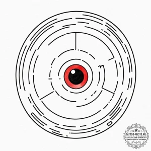 137. (2001: a space odyssey) a dotwork tattoo... - эскиз тату (№1752902058_0, 19.07.2025 05:14) — tattoo-photo.ru