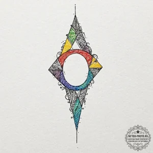 A minimalist tattoo of the number "011" on a... - эскиз тату (№1752903711_0, 19.07.2025 05:41) — tattoo-photo.ru