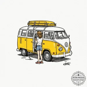 A sketch of the main characters from little m... - эскиз тату (№1752903793_0, 19.07.2025 05:43) — tattoo-photo.ru