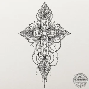 Tattoo sketch a subtle hint of cleavage or a... - эскиз тату (№1752903958_0, 19.07.2025 05:45) — tattoo-photo.ru