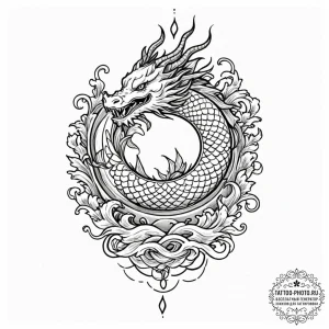 Tattoo design a tiny, minimalist symbol uniqu... - эскиз тату (№1752909503_0, 19.07.2025 07:18) — tattoo-photo.ru