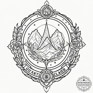 A neo-traditional tattoo of the fraser clan c... - эскиз тату (№1752910918_0, 19.07.2025 07:41) — tattoo-photo.ru