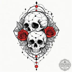 Constellation, tattoo sketch design, on a cle... - эскиз тату (№1752913724_0, 19.07.2025 08:28) — tattoo-photo.ru