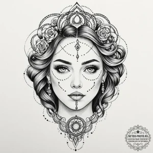 Tattoo sketch a controller's face buttons wit... - эскиз тату (№1752915802_0, 19.07.2025 09:03) — tattoo-photo.ru