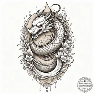 Dagger, tattoo sketch design, sepia tone sket... - эскиз тату (№1752916876_0, 19.07.2025 09:21) — tattoo-photo.ru
