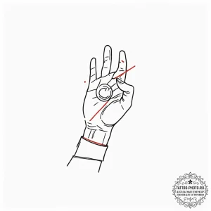 Tattoo sketch a fine line celestial object on... - эскиз тату (№1752918203_0, 19.07.2025 09:43) — tattoo-photo.ru
