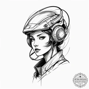 р“сђсѓрїрїр° 3: sci-fi, fps рё р¤сѓс‚сѓсђрёсѓ... - эскиз тату (№1752920841_0, 19.07.2025 10:27) — tattoo-photo.ru