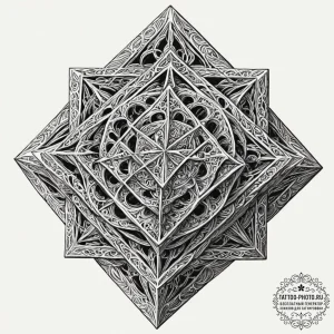 A linework tattoo of the lament configuration... - эскиз тату (№1752924566_0, 19.07.2025 11:29) — tattoo-photo.ru