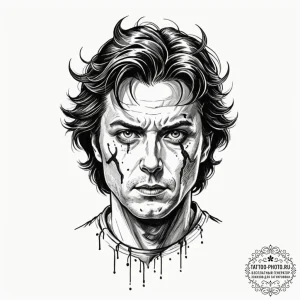 фильмы ужасов 70-х и 80-х (slasher & supernat... - эскиз тату (№1752941378_0, 19.07.2025 16:09) — tattoo-photo.ru