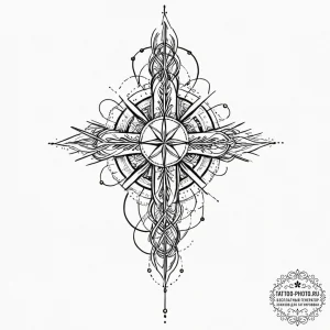 Tattoo design an abstract representation of "... - эскиз тату (№1752942393_0, 19.07.2025 16:26) — tattoo-photo.ru