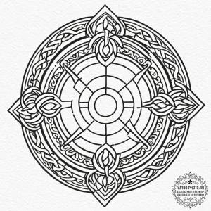 Tattoo design a zodiac symbol formed by inter... - эскиз тату (№1752955043_0, 19.07.2025 19:57) — tattoo-photo.ru