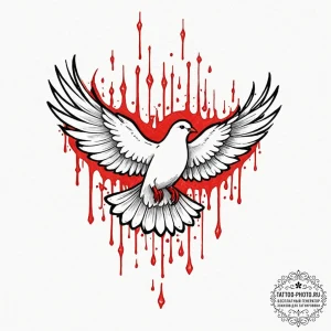 Neo-traditional tattoo of the glowing "tears... - эскиз тату (№1752958260_0, 19.07.2025 20:51) — tattoo-photo.ru