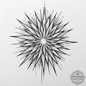 Tattoo sketch an abstract representation of c... - эскиз тату (№1752963326_0, 19.07.2025 22:15) — tattoo-photo.ru