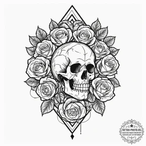 Linework tattoo of the resistance symbol., ar... - эскиз тату (№1752963919_0, 19.07.2025 22:25) — tattoo-photo.ru