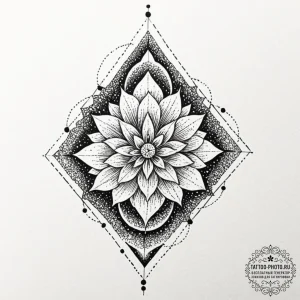 Tattoo design a minimalist line transforming... - эскиз тату (№1752967038_0, 19.07.2025 23:17) — tattoo-photo.ru