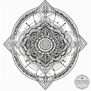 Tattoo design a brain connected to a game con... - эскиз тату (№1752969484_0, 19.07.2025 23:58) — tattoo-photo.ru